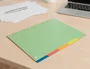 Liderpapel Juego de 5 Separadores A4 Multitaladro 500 Micras