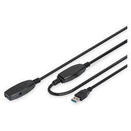 Digitus Cable alargador USB 3.0 Aktives Verlängerungskabel 10m, sw Negro 10 metros