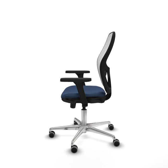 PIQUERAS Y CRESPO Silla de oficina Jorquera Azul marino y Blanco