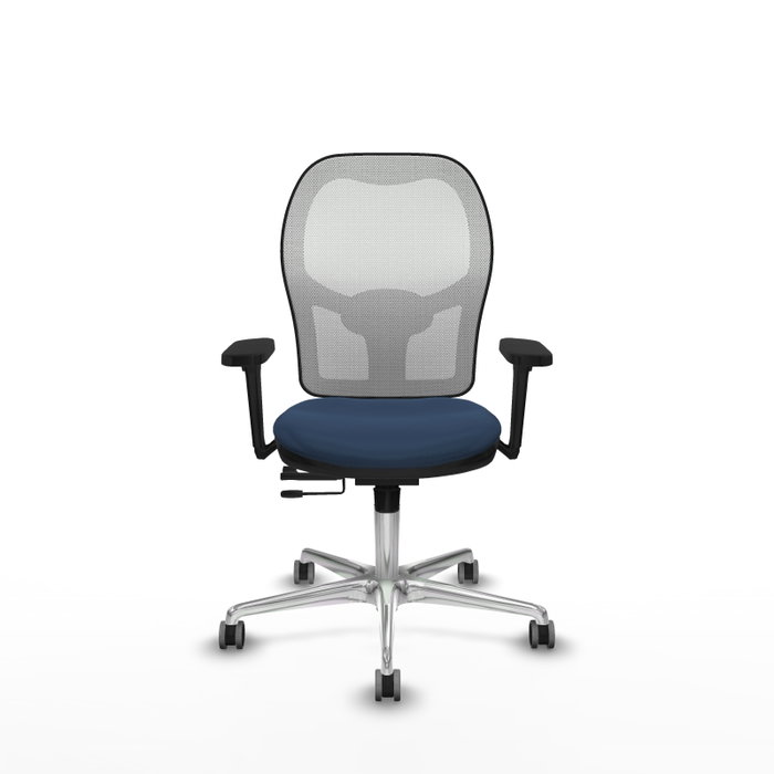 PIQUERAS Y CRESPO Silla de oficina Jorquera Azul marino y Blanco