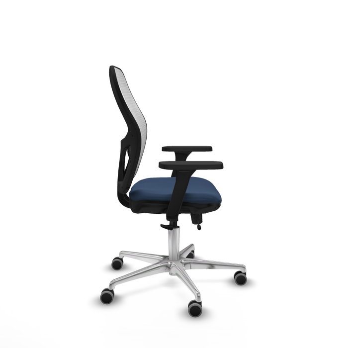 PIQUERAS Y CRESPO Silla de oficina Jorquera Azul marino y Blanco