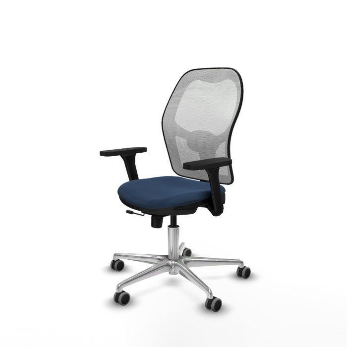 PIQUERAS Y CRESPO Silla de oficina Jorquera Azul marino y Blanco