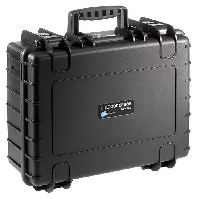 B&W Type 5000 negro con divisor acolchado