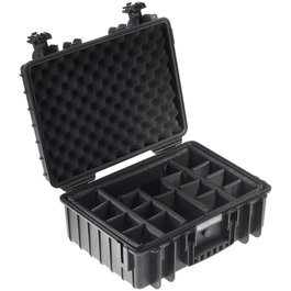 B&W Type 5000 negro con divisor acolchado