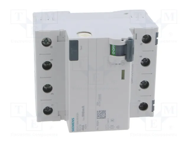 SIEMENS 5SV3644-6KK01 Interruptor diferencial 40A 300mA 3+N