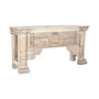 DKD Home Decor Consola de Mango 182x54x91 Envejecido Blanco