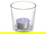 Acorde Portavela Tealight Lavanda 6 Horas 7x7x7 cm (Set de 12)
