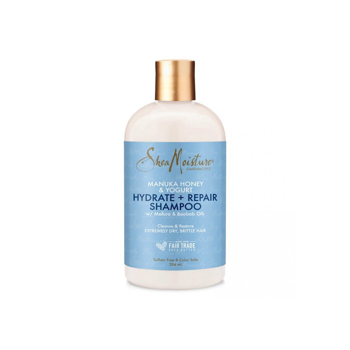 Shea Moisture Champú Manuka Honey & Yogurt Hydrate + Repair para Cabello Dañado, 384ml Shea Moisture Champú Manuka Honey & Yogurt Hydrate + Repair para Cabello Dañado, 384ml