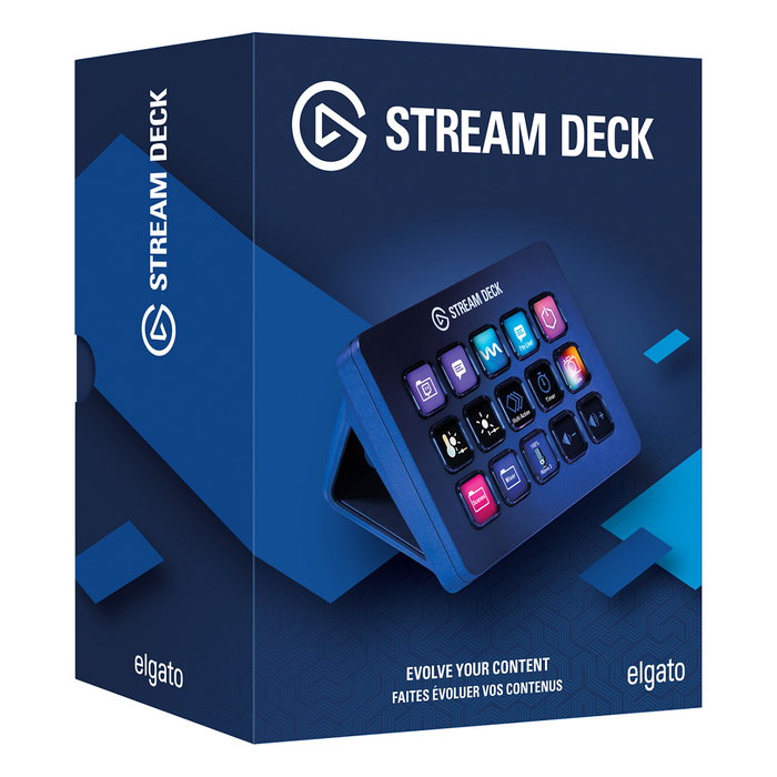 Elgato Stream Deck MK.2 Negro, 15 Botones LCD Programables, USB-C, para Windows/Mac, Incluye Soporte y Cable USB, Dimensiones: 118 mm * 84 mm * 25 mm