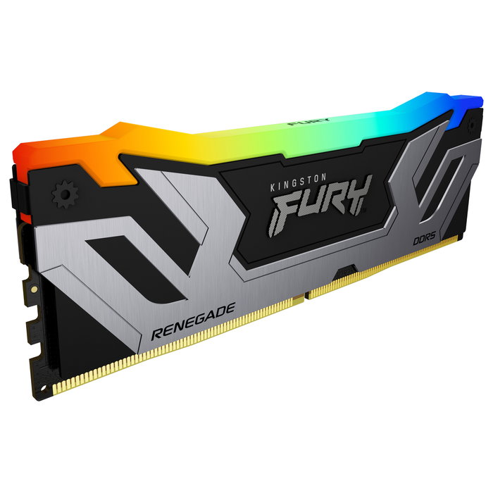 Kingston FURY Renegade RGB 48GB 8400MT/s DDR5 CL40 CUDIMM Kit de 2 Silver
