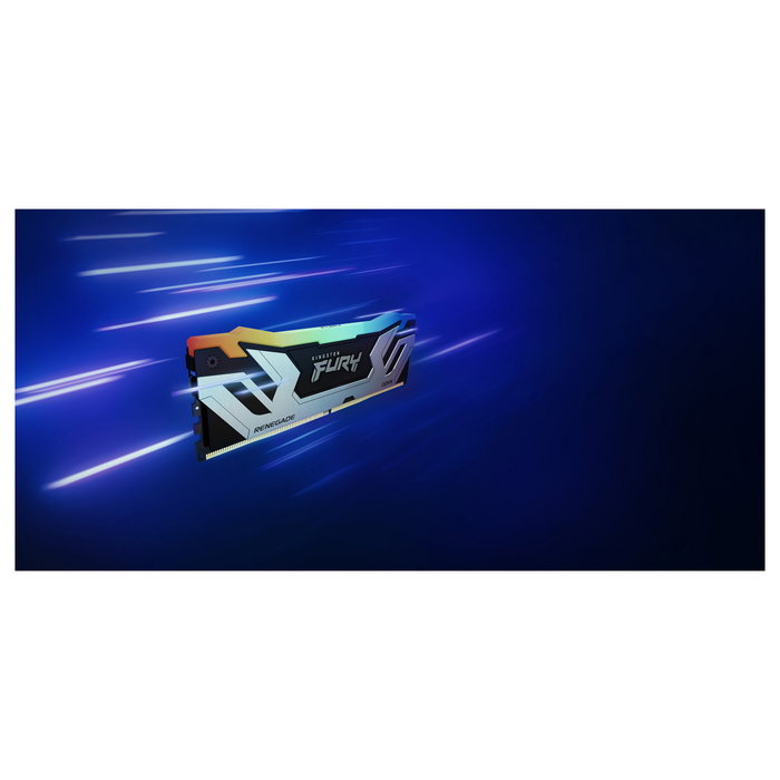 Kingston FURY Renegade RGB 48GB 8400MT/s DDR5 CL40 CUDIMM Kit de 2 Silver