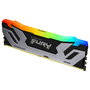 Kingston FURY Renegade RGB 48GB 8400MT/s DDR5 CL40 CUDIMM Kit de 2 Silver