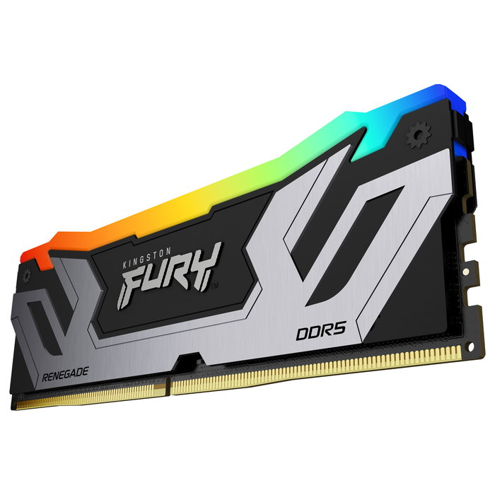 Kingston FURY Renegade RGB 48GB 8400MT/s DDR5 CL40 CUDIMM Kit de 2 Silver