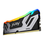 Kingston Memoria RAM DDR5 48GB (2x24GB) 8400MT/s CL40 Fury Renegade RGB Silver XMP Kit KF584CU40RSAK2-48