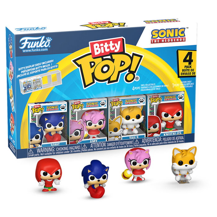 Funko Pack de 4 Figuras Bitty POP! Sonic the Hedgehog