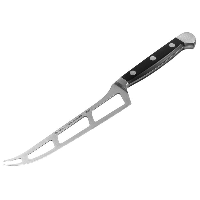 Güde Alpha Cuchillo para Queso 15 cm Negro POM 1290/15 de Acero Inoxidable de una sola pieza de hoja<|image> Güde Alpha Cuchillo para Queso 15 cm Negro POM 1290/15 de Acero Inoxidable de una sola pieza de hoja<|image>