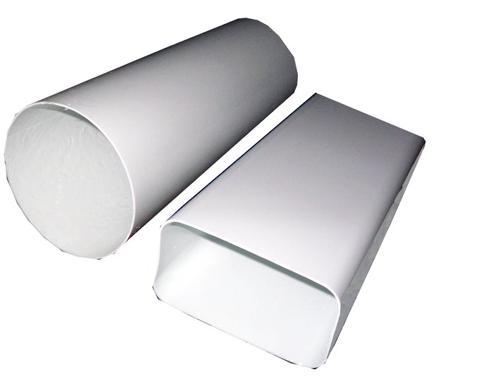 Tubo de salida de humos PVC blanco redondo Ø 100 mm de 1,5 m Tubo de salida de humos PVC blanco redondo Ø 100 mm de 1,5 m