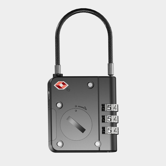 KeySmart Travel Smartlock with Find My Negro KeySmart Travel Smartlock with Find My Negro