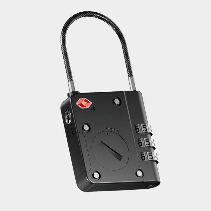 KeySmart Travel Smartlock with Find My Negro KeySmart Travel Smartlock with Find My Negro