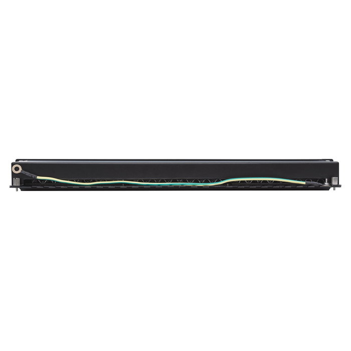 Intellinet Patchpanel Cat6a FTP 24 Puertos 1U Negro, 1HE, Montaje Rack, Blindado F/UTP, 90° Punch-Down