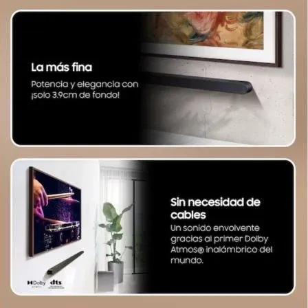 Samsung Barra de Sonido Ultra Slim HW-S700D/ZF 2024 3.1 Canales Dolby Atmos Inalámbrico