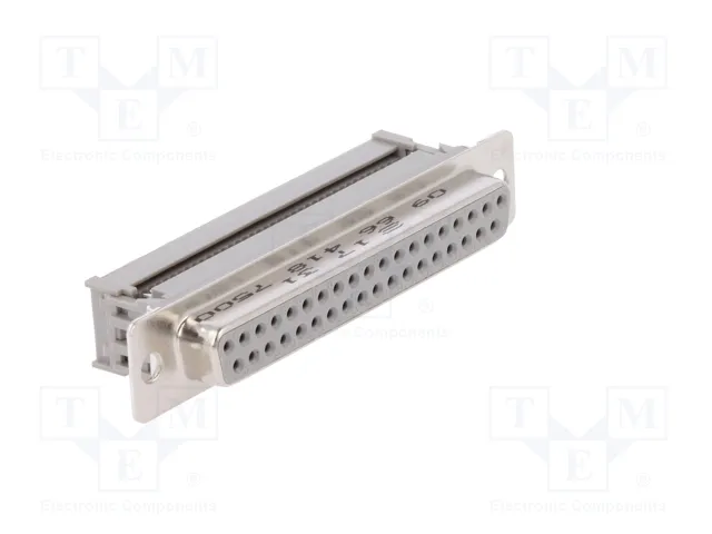 HARTING Conector D-Sub 37 pines hembra recto IDC para transferencia de datos HARTING Conector D-Sub 37 pines hembra recto IDC para transferencia de datos