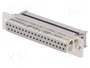 HARTING Conector D-Sub 37 pines hembra recto IDC para transferencia de datos