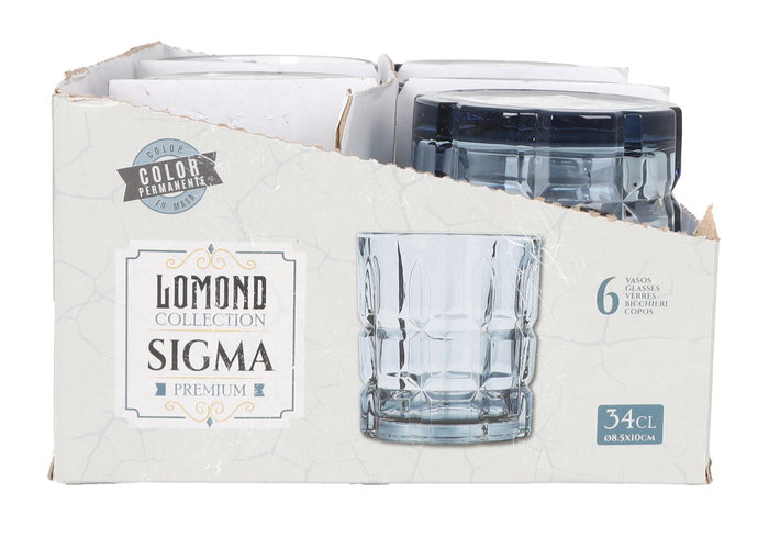 La Mediterranea Vaso Lomond Sigma Azul 34cl