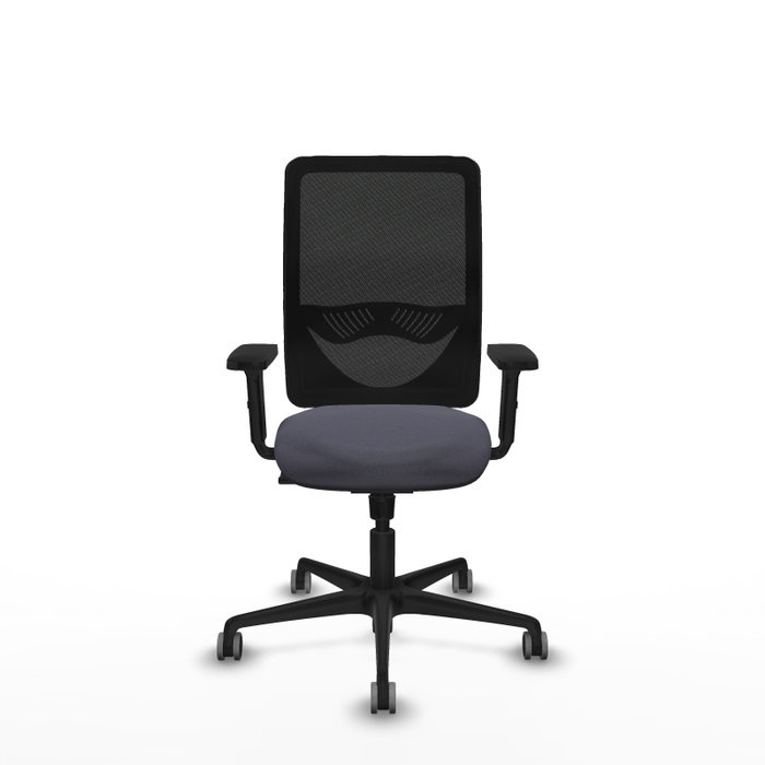 PIQUERAS Y CRESPO Silla de oficina Zulema con mecanismo Sincro, Gris oscuro y Negro PIQUERAS Y CRESPO Silla de oficina Zulema con mecanismo Sincro, Gris oscuro y Negro