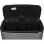 Brabantia Bo Touch Bin Mineral Concrete Grey 3 x 11 L
