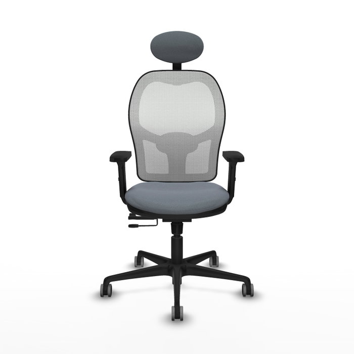 PIQUERAS Y CRESPO Silla de oficina Jorquera Gris y Blanco