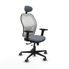 PIQUERAS Y CRESPO Silla de oficina Jorquera Gris y Blanco