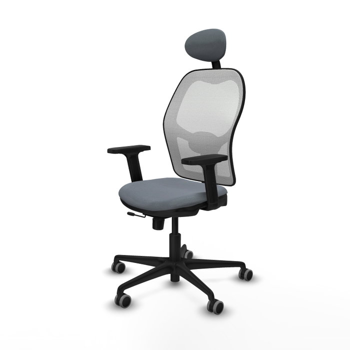 PIQUERAS Y CRESPO Silla de oficina Jorquera Gris y Blanco