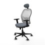 PIQUERAS Y CRESPO Silla de oficina Jorquera Gris y Blanco