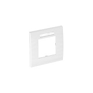 OBO Bettermann AR45-BF1 RW Abdeckrahmen Modul 45 1fach 84x84mm RAL9010