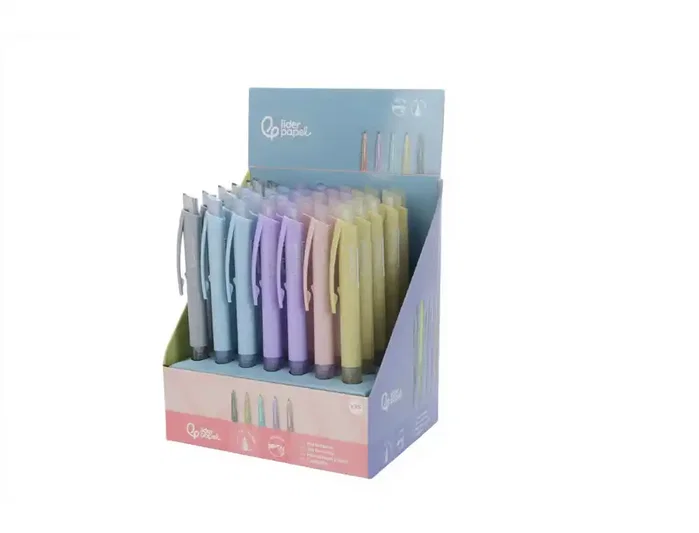 Liderpapel Portaminas Colección 1 con clip y goma 0.5 mm 5 colores surtidos Liderpapel Portaminas Colección 1 con clip y goma 0.5 mm 5 colores surtidos