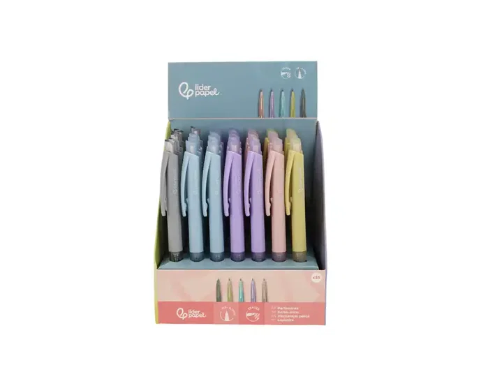 Liderpapel Portaminas Colección 1 con clip y goma 0.5 mm 5 colores surtidos Liderpapel Portaminas Colección 1 con clip y goma 0.5 mm 5 colores surtidos