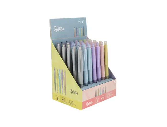 Liderpapel Portaminas Colección 1 con clip y goma 0.5 mm 5 colores surtidos Liderpapel Portaminas Colección 1 con clip y goma 0.5 mm 5 colores surtidos