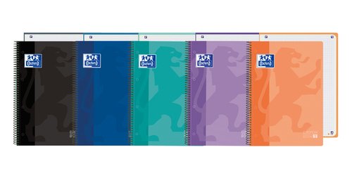 OXFORD Bloc School EU.Book 1 Classic Micro Tapa PP A4+ 80h Cuadricula 5x5 Surtido (Set de 5) OXFORD Bloc School EU.Book 1 Classic Micro Tapa PP A4+ 80h Cuadricula 5x5 Surtido (Set de 5)