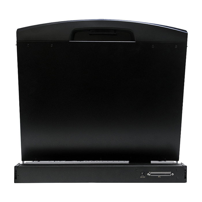 LogiLink Consola KVM con pantalla LCD de 19 pulgadas, VGA y teclado alemán