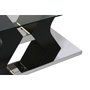 DKD Home Decor Mesa de Centro de Cristal Templado y MDF Negro