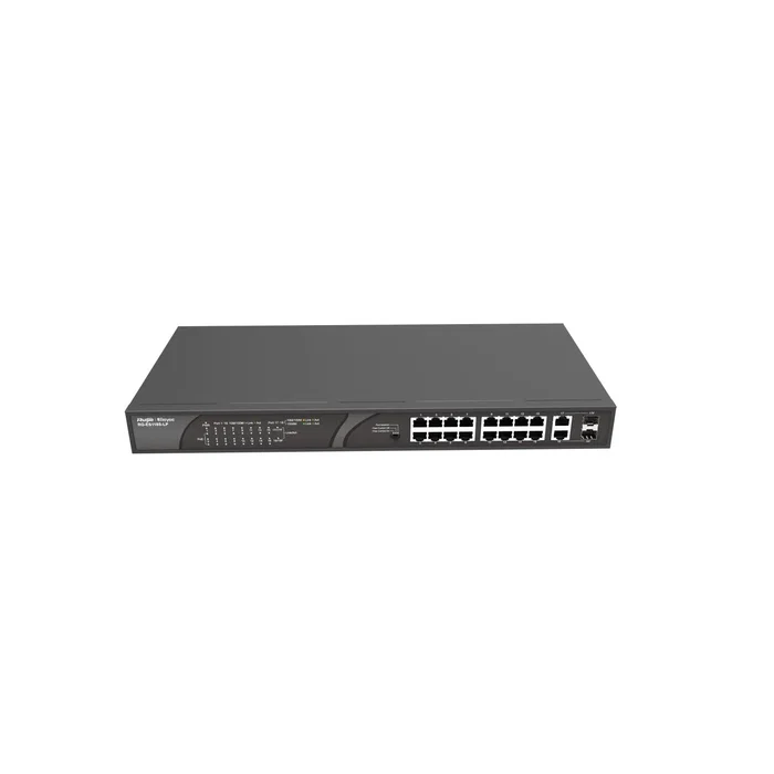 Ruijie Networks RG-ES118S-LP Switch PoE/PoE+ de 18 puertos con 2 puertos Gigabit