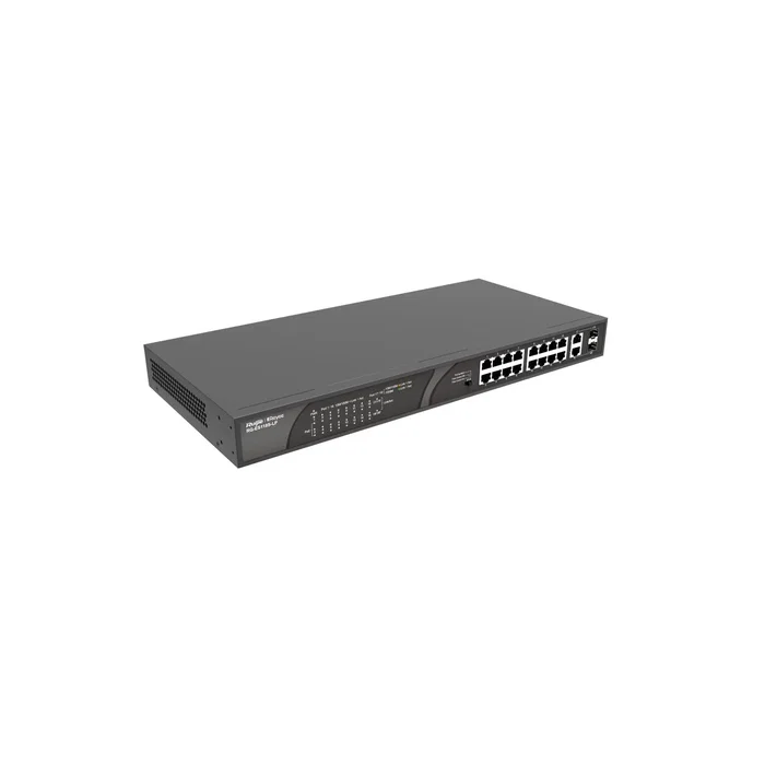 Ruijie Networks RG-ES118S-LP Switch PoE/PoE+ de 18 puertos con 2 puertos Gigabit