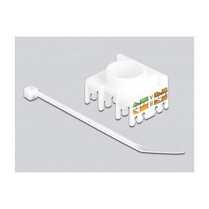 DeLOCK 87034 Módulo Keystone RJ45 hembra a LSA Cat.6A 180° sin herramientas