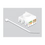DeLOCK 87034 Módulo Keystone RJ45 hembra a LSA Cat.6A 180° sin herramientas