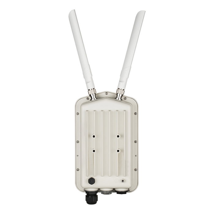 D-Link DWL-8720AP Punto de Acceso Exterior Dual Band AC1300 IP67 PoE 2 Antenas 5 dBi MIMO MU-MIMO - Blanco