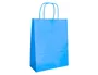 Q-connect Bolsa Papel Celeste S con Asa Retorcida 240x320x100 mm Celulosa