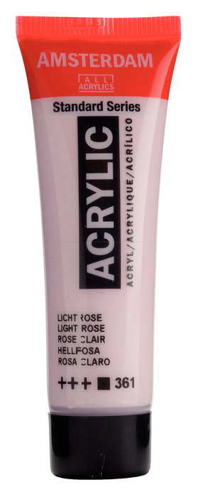 Amsterdam Colores Acrílicos Rosa Claro 361 Tubo 20 ml Amsterdam Colores Acrílicos Rosa Claro 361 Tubo 20 ml