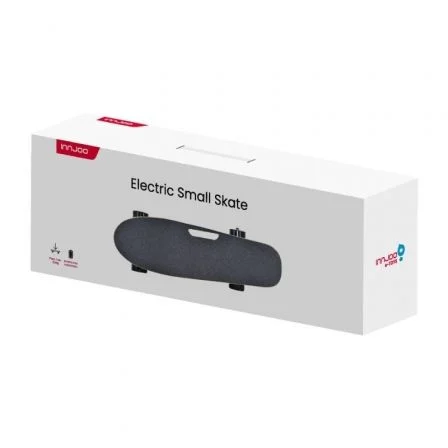 Mini Monopatín Eléctrico Innjoo Electric Small Skate/ con Control Remoto para Adulto/ Niños/ Motor 300W/ 15 km/h/ Negro
