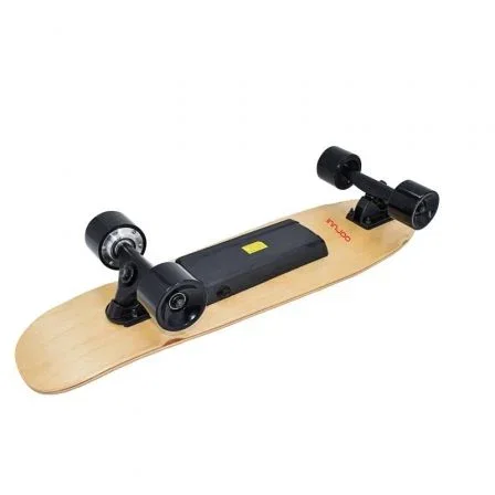 Mini Monopatín Eléctrico Innjoo Electric Small Skate/ con Control Remoto para Adulto/ Niños/ Motor 300W/ 15 km/h/ Negro
